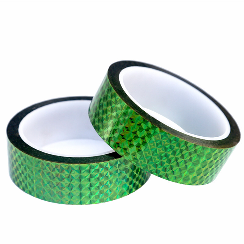 单面自粘青色反光胶纸迷你闪光装饰贴纸手帐边框拉条婚礼装饰胶带