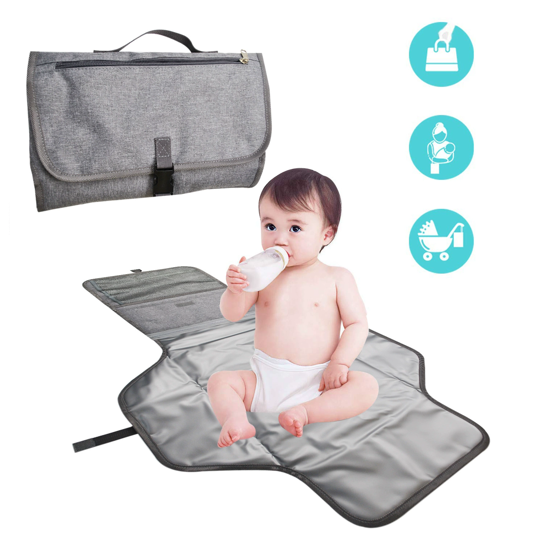 Портативный Пеленальный Коврик для младенцев Пеленки мешок Многофункциональный Пеленальный стол для младенцев Водонепроницаемый Пеленальный Коврик для матери и ребенка