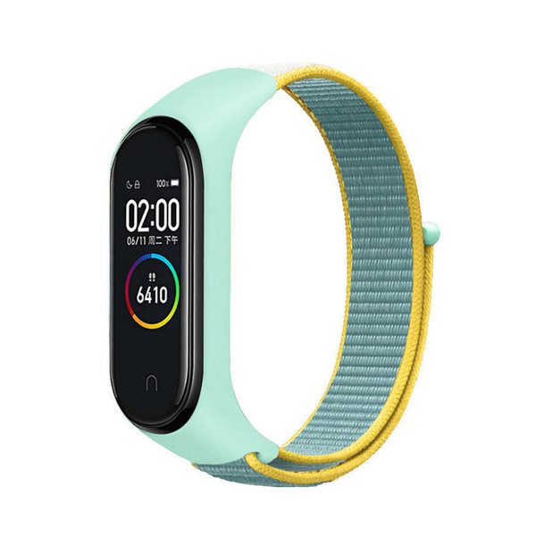 Suitable for Xiaomi Mi Band 8/9/10 strap Velcro nylon loop strap mi…