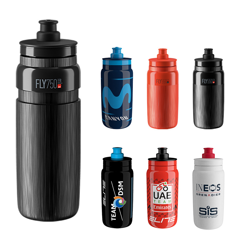 Italia ELITE Team Edition Botella de agua para bicicleta Bicicleta de montaña de carretera Taza de agua deportiva Botella de agua para correr