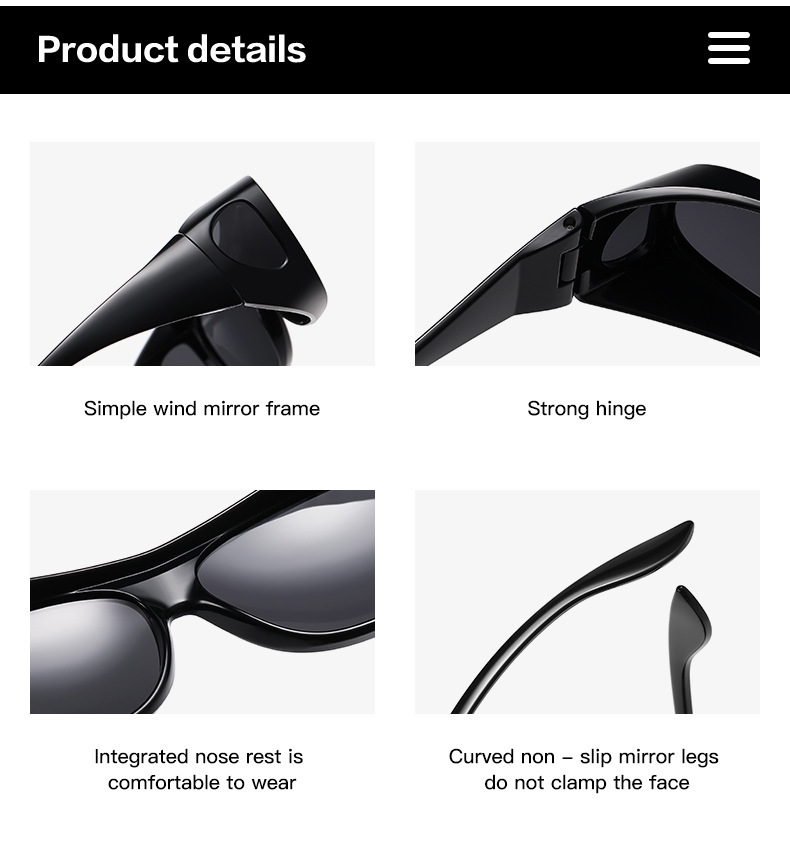 Windproof Sunglasses For Day And Night Vision Hd Driving Glasses_voghion.com