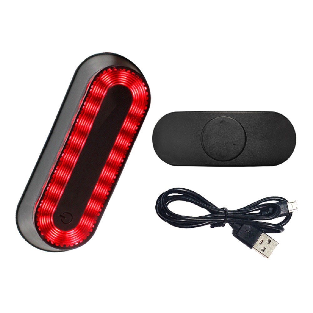 Motuoche Motorcycle Helmet Warning Light USB Rechargeable LED (Auto Parts and Accessories) - black