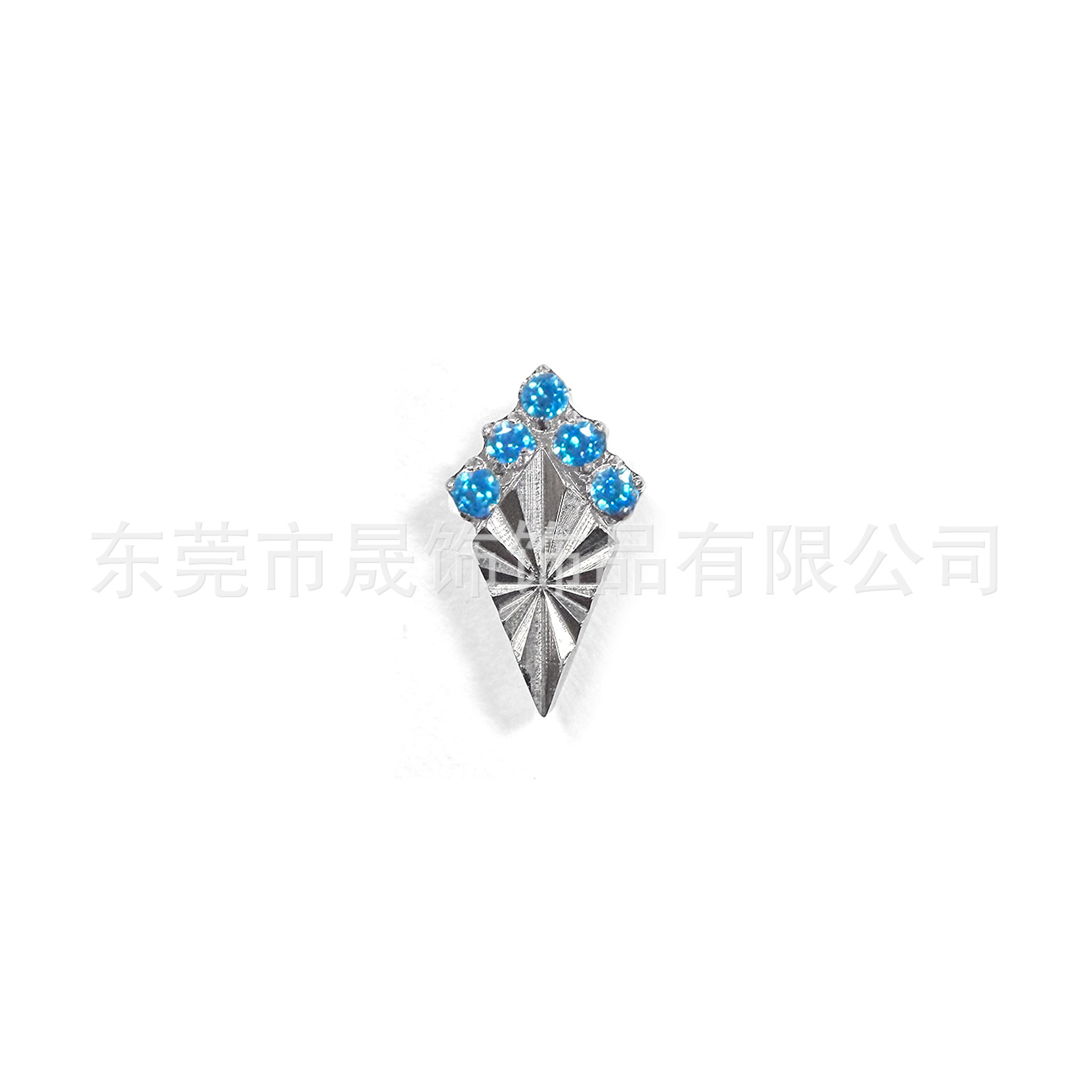 F136 Titanium Alloy 压 Flower 菱 Ear Stud Studded 5A Cubic Zirconia Helix Cartilage Stud G23 Titanium Internal Thread Piercing Jewelry