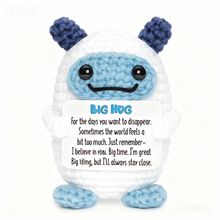 新品跨境亚马逊热销冰条线 Crochet Positive monster 毛线玩偶励