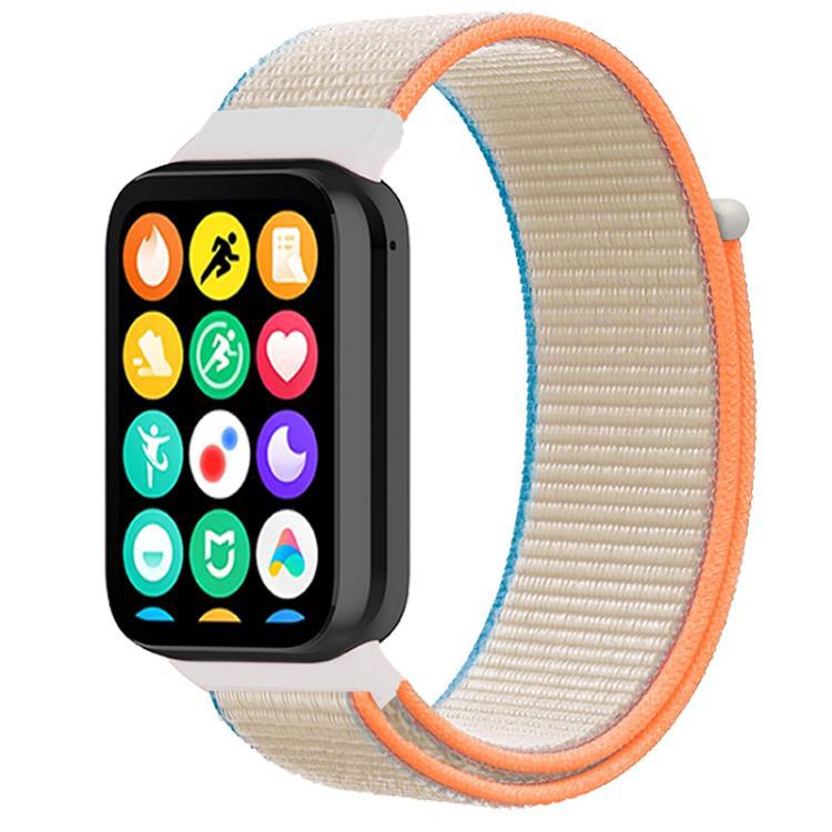 xDfind Nylon Backloop Velcro Bandera para pulsera Xiaomi 9 Pro / 8 Pro / Redmi Watch 6 / 5 / 4