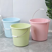 手提塑料水桶圆桶洗衣桶家用塑料桶学生宿舍洗澡桶泡脚桶批发