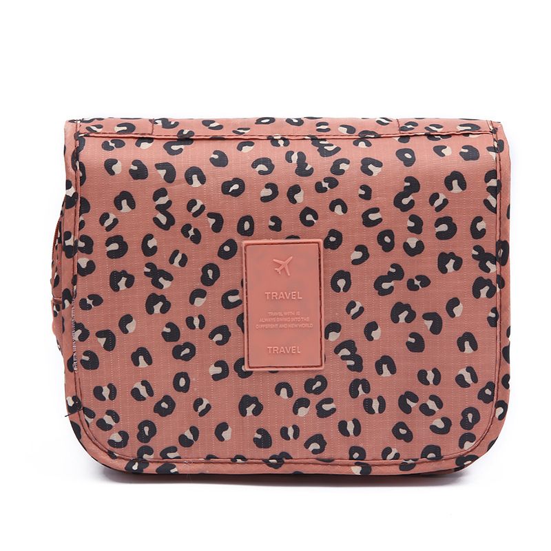 Bolsa de Aseo con Gancho de Poliéster Impermeable y Portátil para Viajes