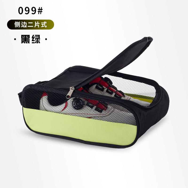 Bolsa de golf de Venta caliente global bolsa de viaje Bola de almacenamiento a prueba de polvo transpirable conveniente bolsa de zapatos de golf entrega de una sola pieza
