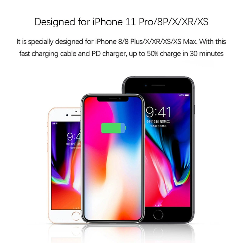 Совместимый с Apple iPhone 14 Pro, кабель для iPhone XS Max, зарядный кабель 20W