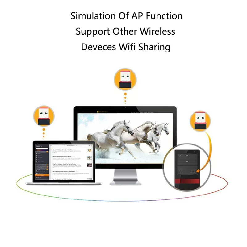 802.11n 150m usb2.0 wireless network card wireless receiver notebook wireless network card RTL8188