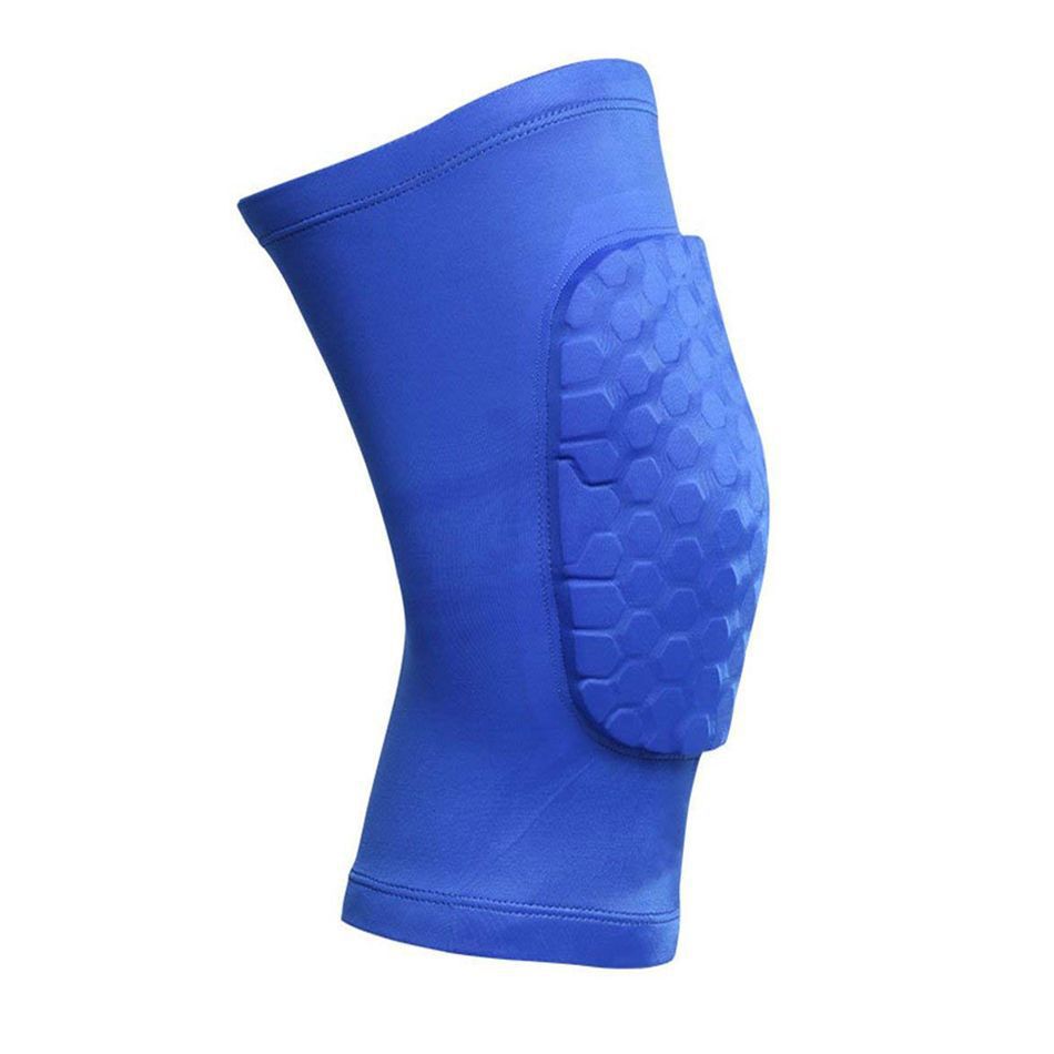 [One Pack] [Blue] Short Honeycomb Knee Pads