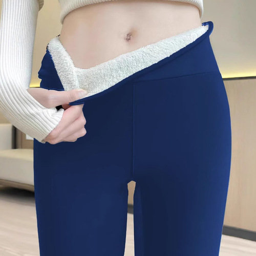 Special Edition Bestselling Plus Size Fleece-lined Tight Warm Leggings for Autumn and Winter with Lamb's Wool Thickening and Elastic Leggings