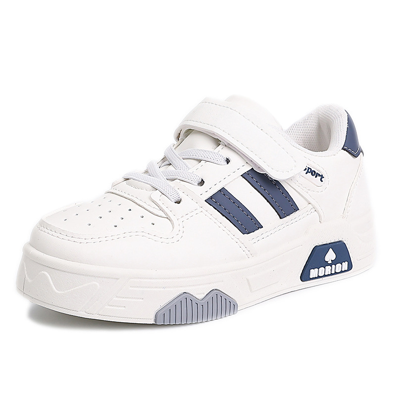 Hombres y niñas zapatos otoño-invierno 2025 nueva moda zapatos de skate de estilo universal para niños zapatos deportivos de suela suave para niños zapatos blancos de moda