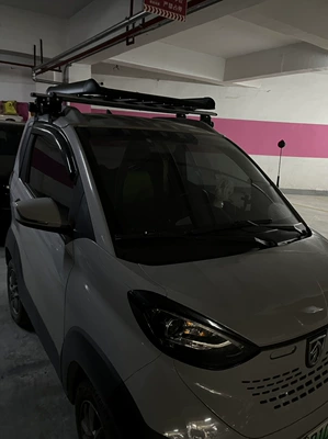 Roof rack — Rack Little Ant/Zero T03 - black-luggage-frame-special-tiger-grab-crossbar-no-punching-required