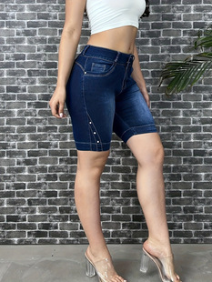 T 9518 Fashion Summer Turn Up Shorts ��߅������ѝ
