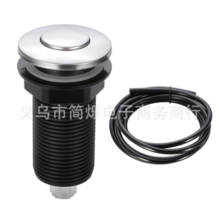 Garbage Disposer Air Switch Bathtub Kitchen Food Kitchen Waste Crusher Start Micro-Motion Pressure Button Socket Tube 32