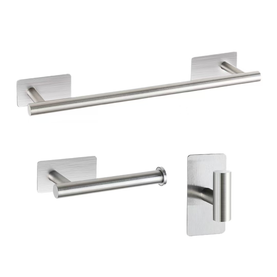 Juego de Accesorios de Baño de Acero Inoxidable Impermeable para Montaje en Pared