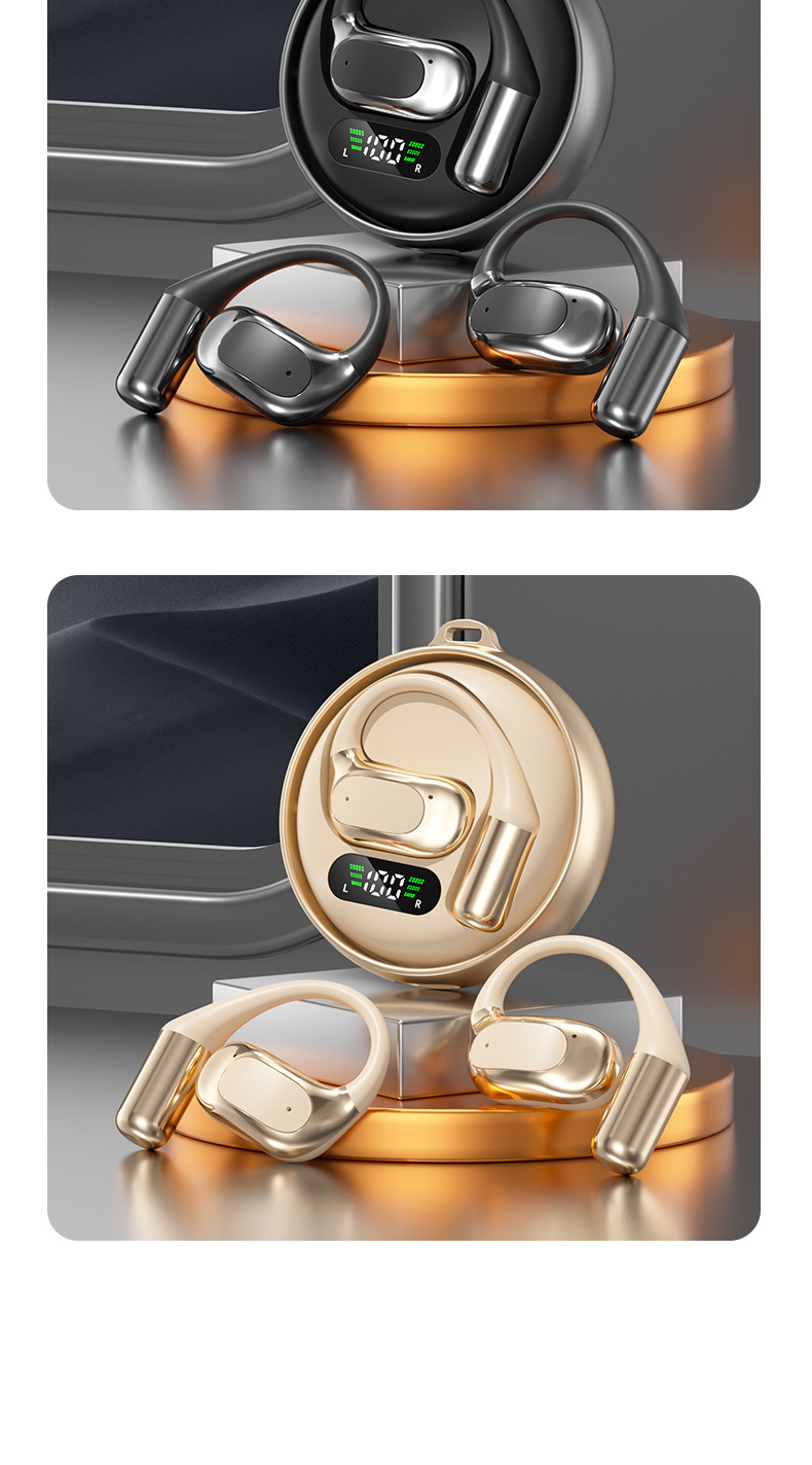 Nouveau modèle intra-auriculaire sport sans fil à haut rapport qualité-prix, réduction de bruit, longue autonomie, conception ouverte._voghion.com
