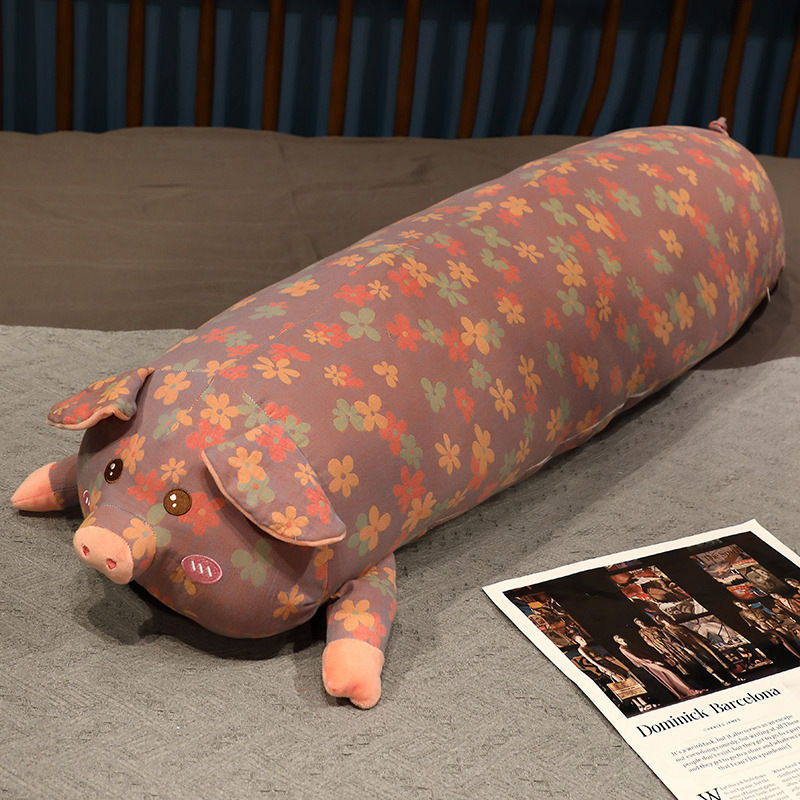 Almohada corporal larga para dormir de lado para niñas y mujeres embarazadas, cojín de cama jacquard de tres capas