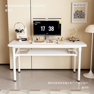 Ready-Made Folding Table Rental House Rental Computer Table Simple Dining Table Home Installation-Free Folding Table Study Table Factory