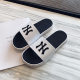 Summer Outdoor Wear Fashionable Men's Sandals and Slippers 2025 New Soft Bottom Non-Slip Beach Shoes for Couple Household Slippers