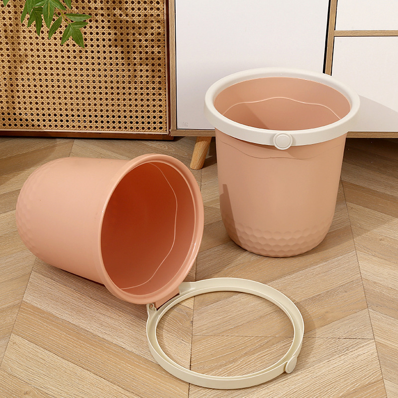 Manufacturer Customized New Simple and Beautiful Living Room Large Capacity Kitchen Large Bathroom Corrugated Trash Can