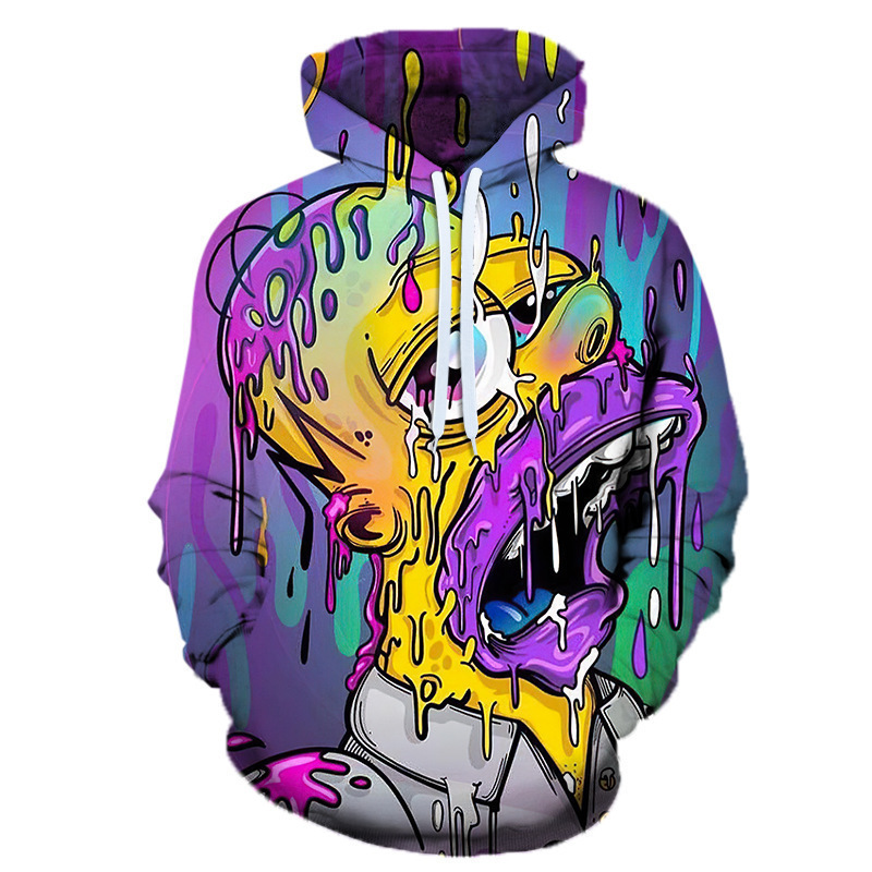 Moda transfronteriza europea y americana estilo casual día juvenil Dragon Ball impresión digital 3D para hacer un suéter con capucha