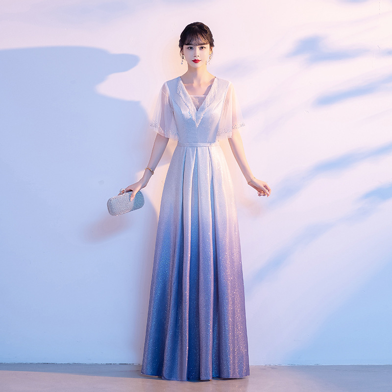 Large Choir Performance Clothing, Women's Long Skirt, Conductor Competition, College Student Slimming Look Banquet Dress, Long Full Performance Clothing