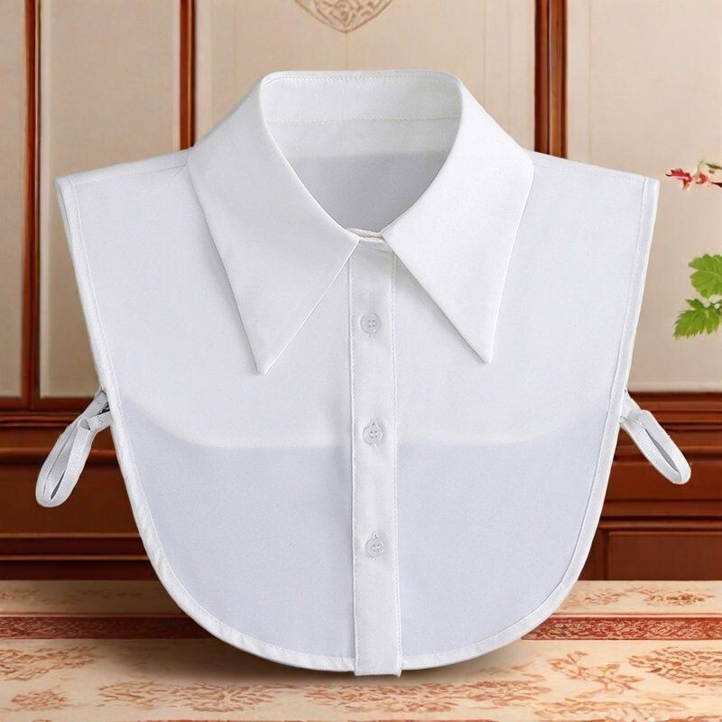 Collar with dress White False Collar Children's False Collar with Sweater Shirt Collar Decorative Lace Collar Premium Sense