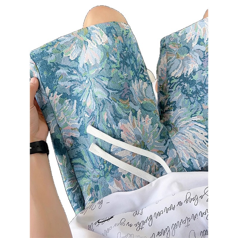 NASA Shorts Men's Summer Thin Loose Straight Casual Five-point Pants Student Trendy Brand Yipi Handsome Ice Silk Beach Pants