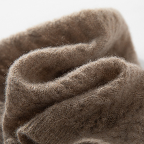 Cashmere scarf 100% full cashmere pure color turtleneck versatile warm neck guard knitted winter new men and women false collar