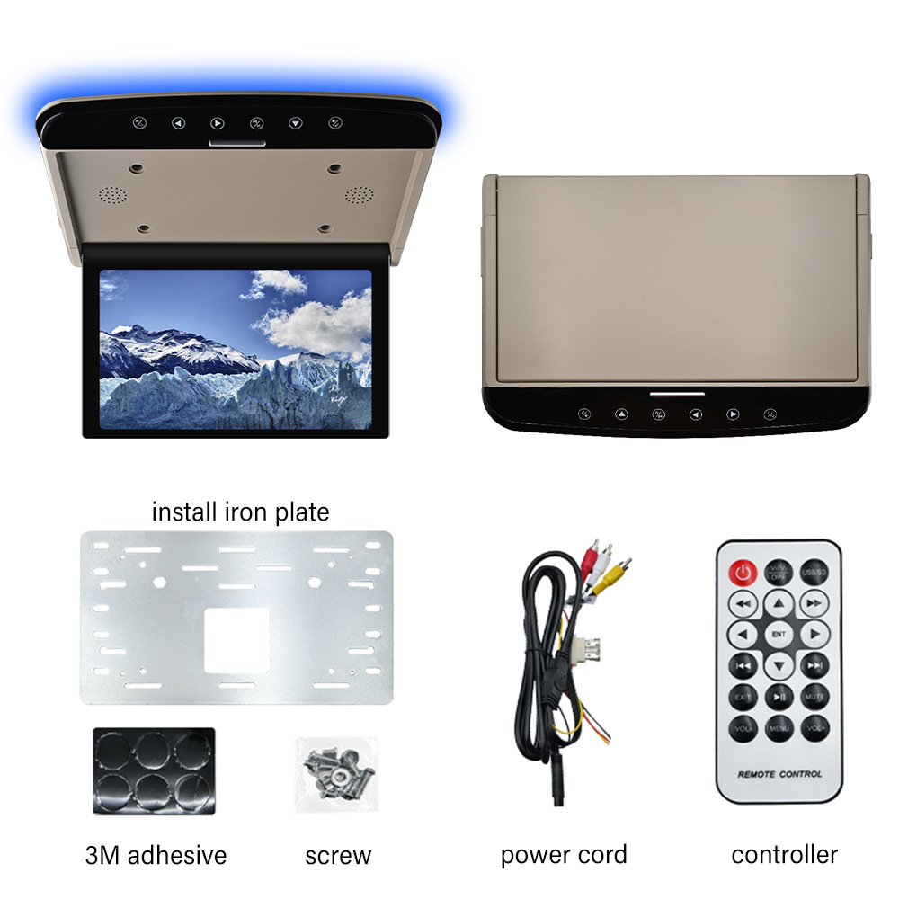 13.3inch Universal Business Vehicle and Bus In-Car Tv Monitor Ips High-Brightness Screen Mp5 Player with HDMI