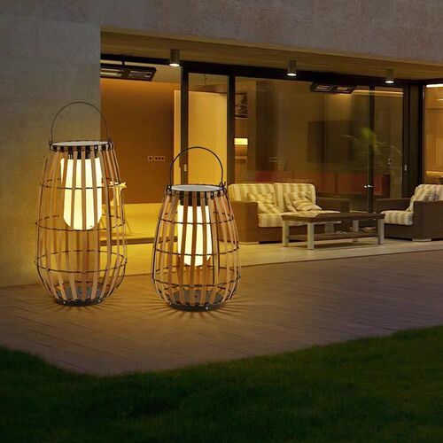 Solar Outdoor Lantern Courtyard Lantern Garden Decoration Floor Lamp Villa Lawn Lamp Waterproof Outdoor Terrace Atmosphere Lamp