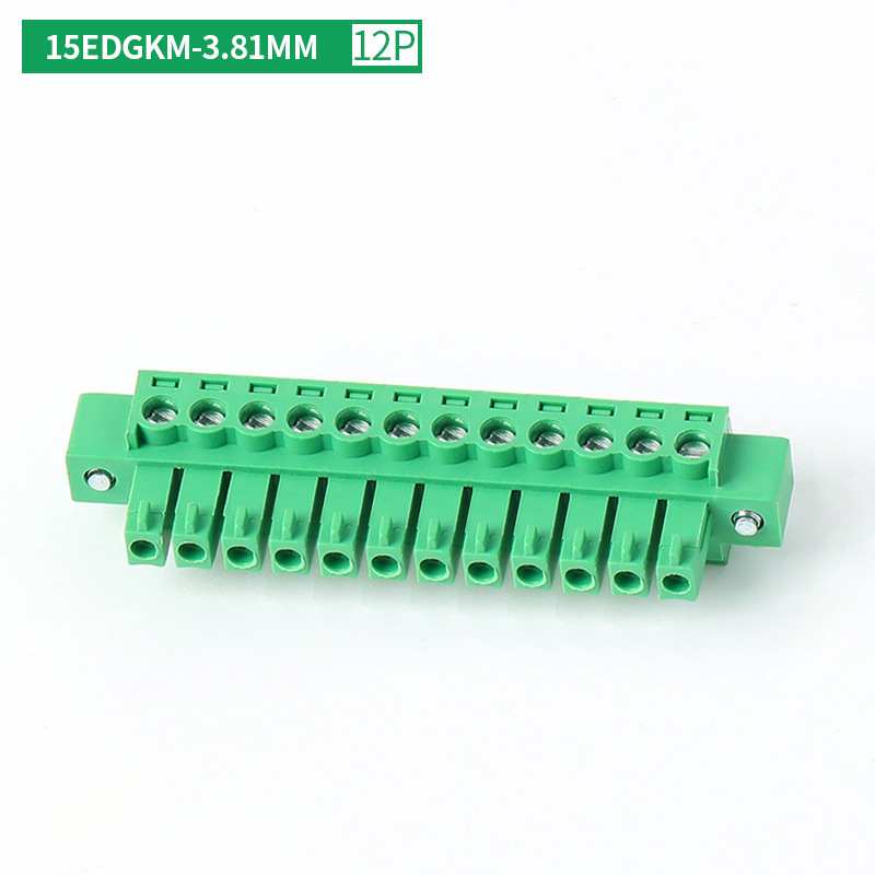 15edgk-3.8mmプラグインpcb端子ベンディングストレートソケット2/3/4/16p耳付フランジ|undefined