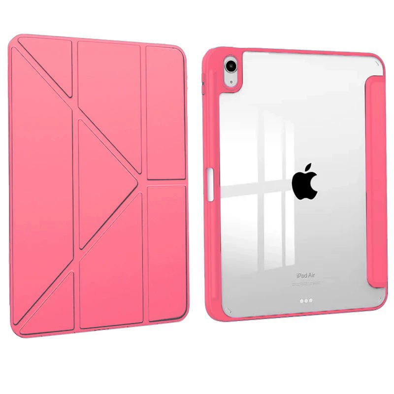 Чехол для iPad (iPad 10‑го/11‑го, Air 4/5/11, mini 6/7) прозрачная акриловая панель, держатель для пера, мягкий бампер
