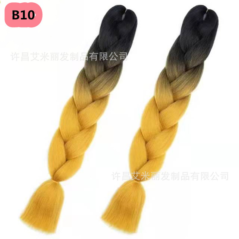 Trenzas africanas con cabello rosa渐 – materiales de alta temperatura, estilo boxeador