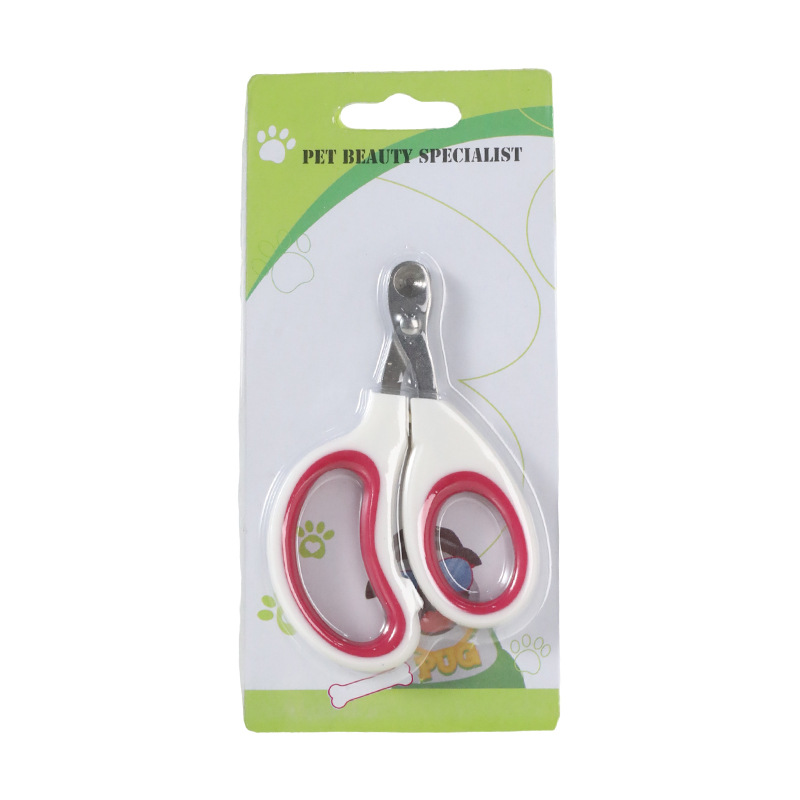 A juego de colores pequeño ciego tijeras gato cortauñas belleza cortaúñas perro nail grinder blister Pack