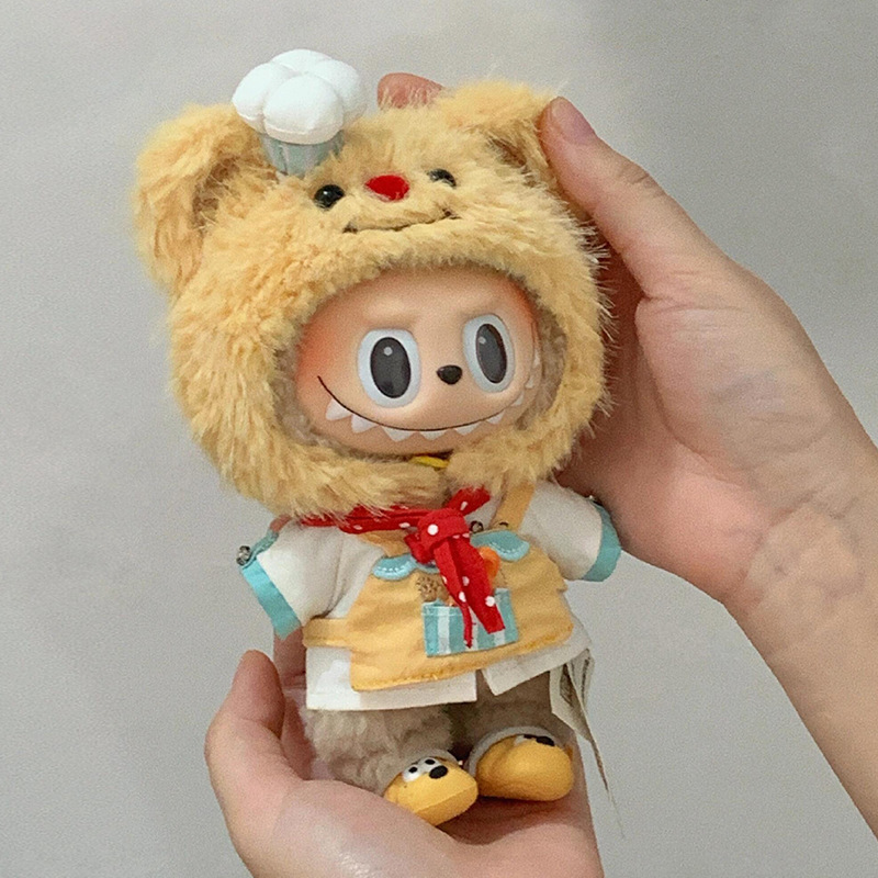 手工原创拉布布labubu娃衣套装马卡龙一代二代着替17厘米玩偶衣服|undefined