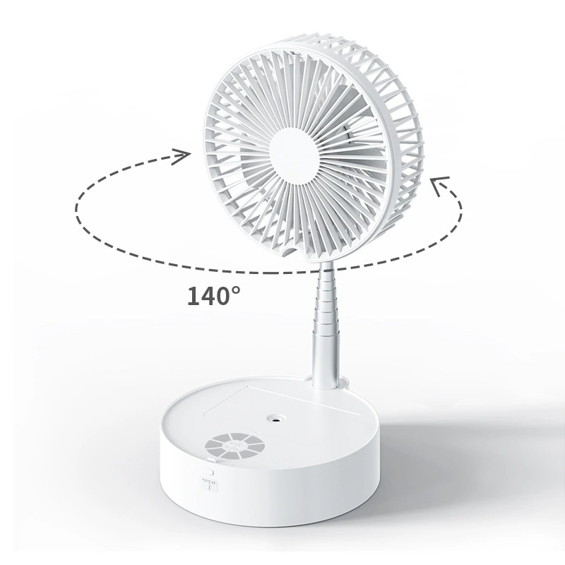 Telescopic air fan, storage system, handheld foldable small suitcase
