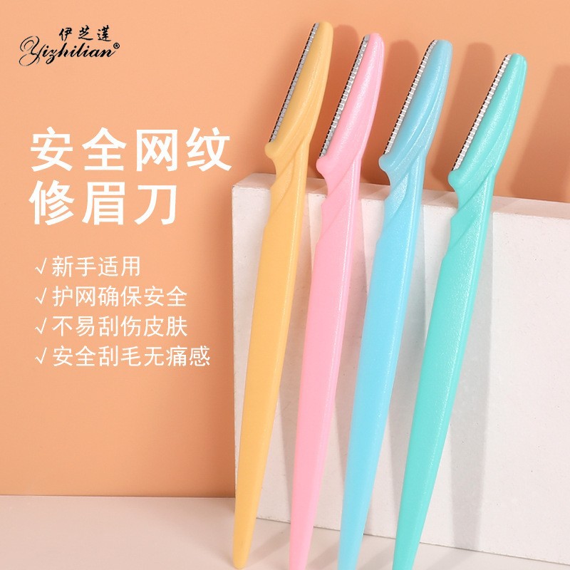 (Enlace de prueba) a granel ceja trimmer al por mayor afilado raspador ceja trimmer belleza maquillaje