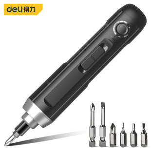 Deli Electric Screwdriver Small Rechargeable Electric Screwdriver Household Electric Batch suit Power Tool DL667001B