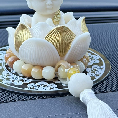 Model for Men and | Other Automotive Interior Supplies - yellow-gradient-gear-beads-yellow-whiskers