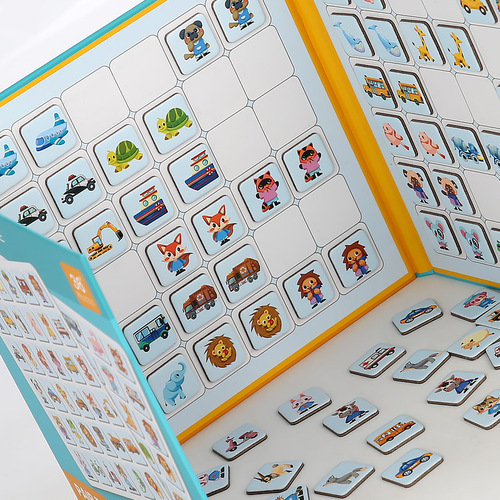 Crazy Pair Pair Pair Magnetic Card Puzzle Thinking Training Toy Parent-child Interactive Board Game Concentration Children