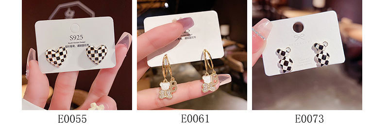 16g Weight Artificial Pearls, Zircon Inlay Material Drop Earrings Classification 1 Pair Quantity Daily Occasion Copper Material Star, Heart Shape Pattern Women'S Gender Plating Design Fashion Style Fashion Star Heart Shape Copper Plating Artificial Pearls Zircon Drop Earrings 1 Pair 5
