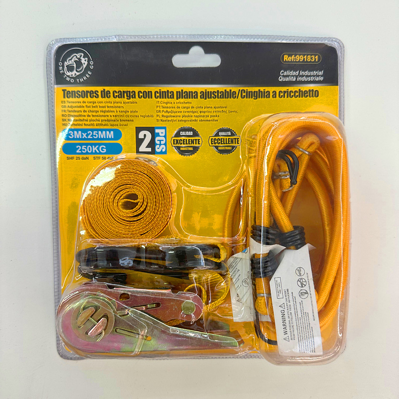 3M 텐셔너 4pc 수하물 로프 세트