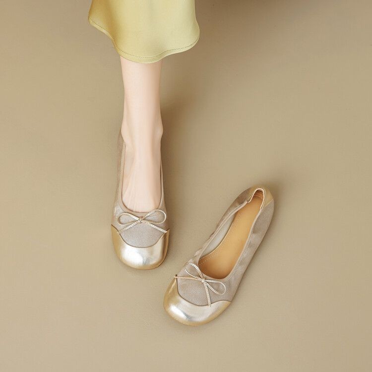 Zapatos de estilo francés de primavera y verano de 2026 nuevos zapatos de estilo Mary Zhen con falda plana zapatos simples
