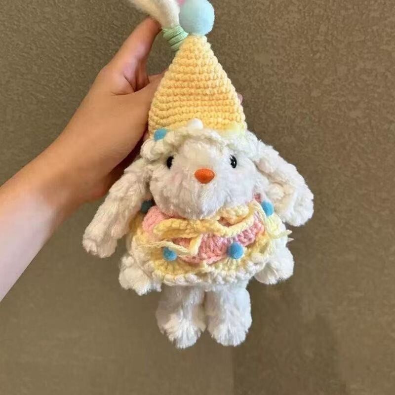 Lop-Eared Rabbit Plush Keychain Pendant Cute High-Value Gift Cartoon Doll Rabbit Bag Charm Lop-Eared Rabbit Plush Keychain Pendant Cute High-Value Gift Cartoon Doll Rabbit Bag Charm