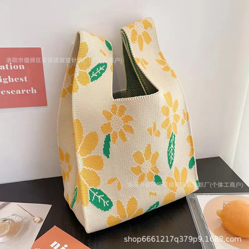 韓国インニットバッグガールズベストバッグニットハンドバッグニットバッグハンドバッグニットバッグクロスボディ|undefined