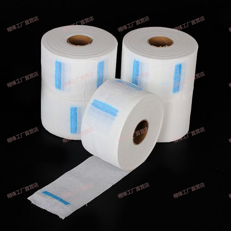 Papel caliente desechable collar protector de cuello papel corte de cabello tiñido artículos de peluquería salón de peluquería herramientas de papel collar