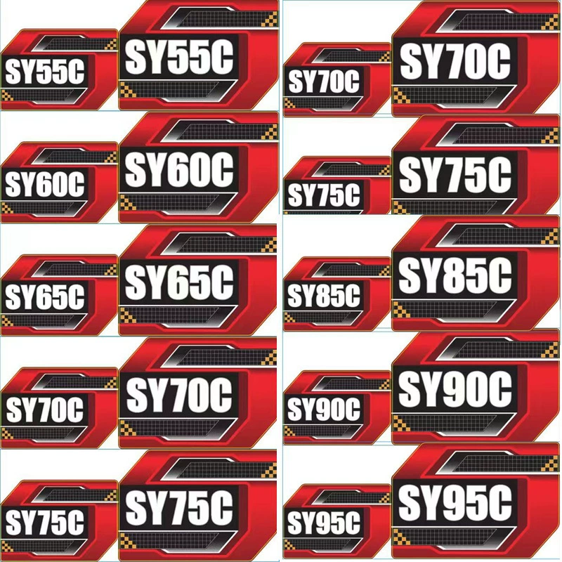 Наклейки для экскаваторов SY60C SY75C SY85C цифры и модель на боковой двери